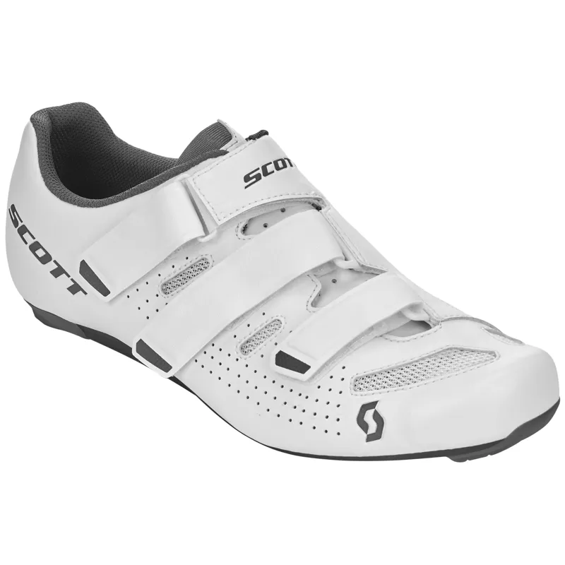 Scott Road Comp Road Shoes - White/Grey-1
