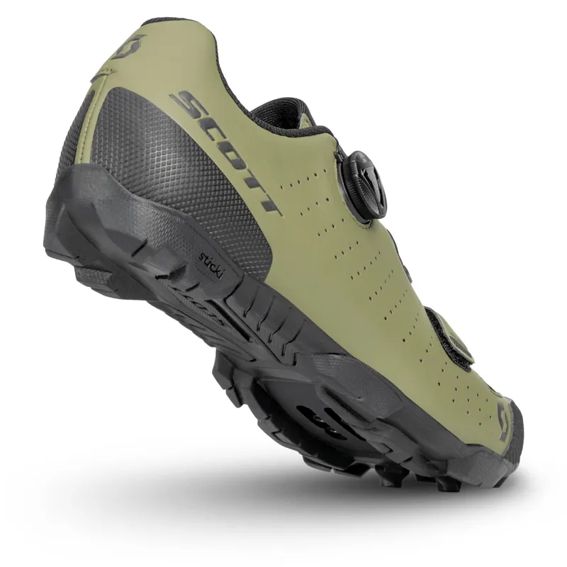 Scott Comp Boa MTB Shoes - Fir Green/Black-1