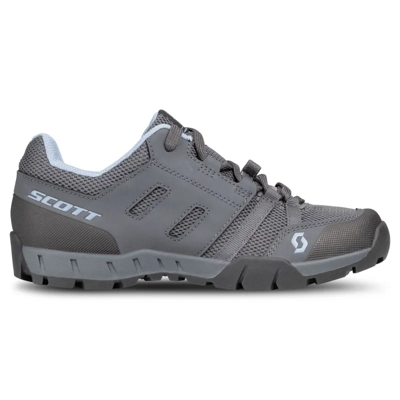 Scott Sport Crus-R Women's MTB Shoes - Dark Grey/Light Blue-2