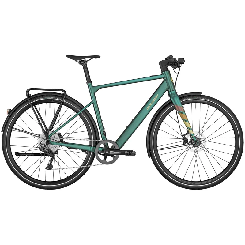 Bergamont E-Sweep Tour 2025 Electric Hybrid Bike - Matt Dark Green