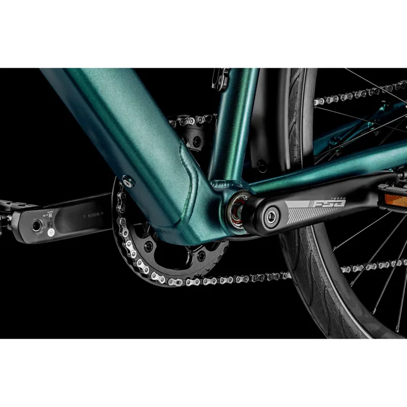 Bergamont E-Sweep Tour 2025 Electric Hybrid Bike - Matt Dark Green-4