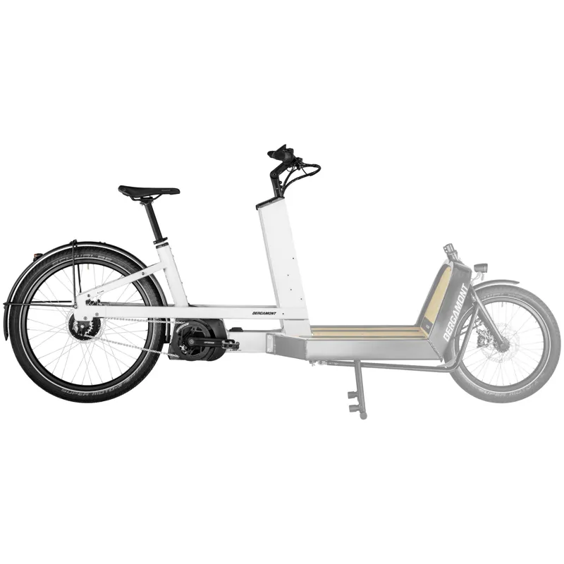 Bergamont E-Cargoville LJ Expert 2025 Electric Cargo Bike - Shiny White