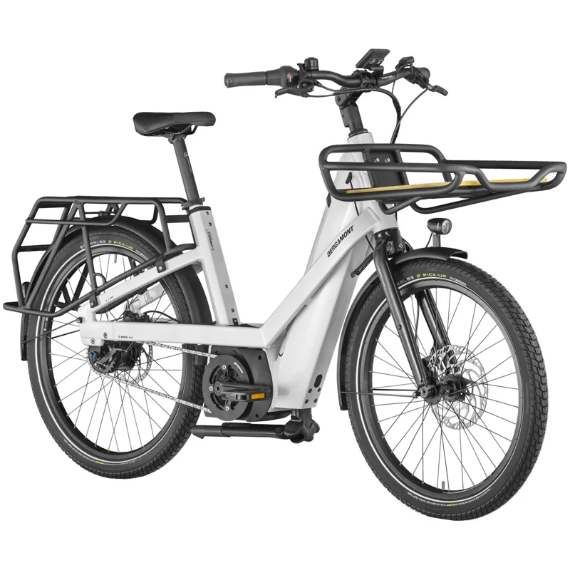 Bergamont E-Cargoville Bakery Expert 2025 Electric Cargo Bike - White-1