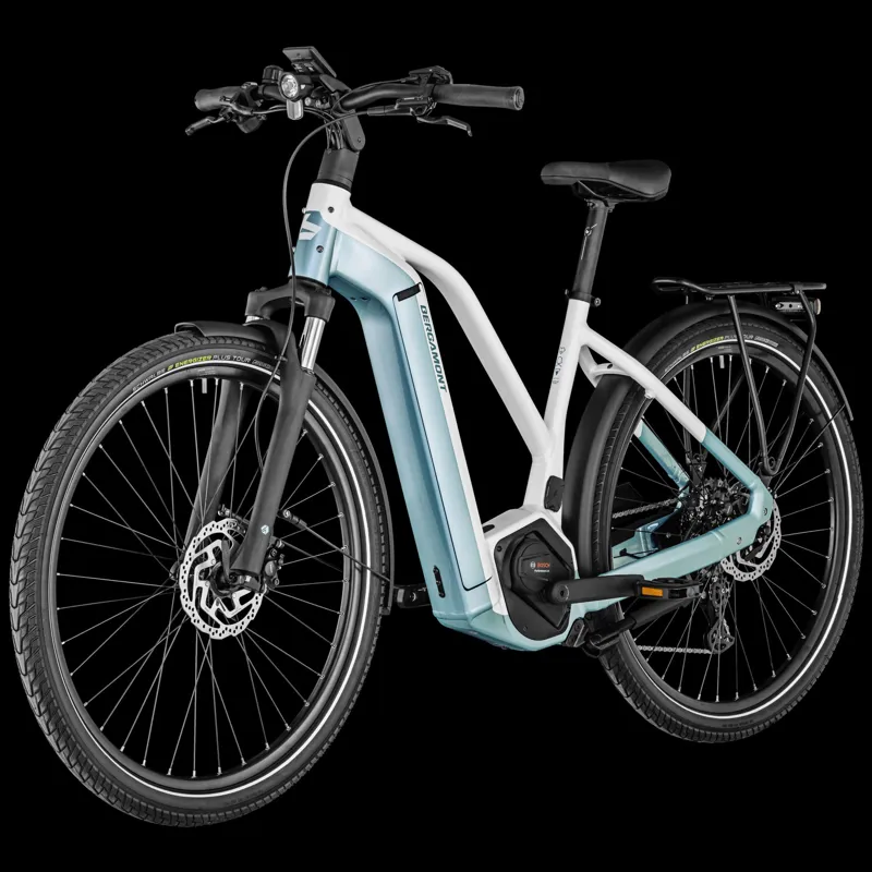 Bergamont E-Horizon Edition LTD Lady 2025 Electric Bike - White/Blue-2