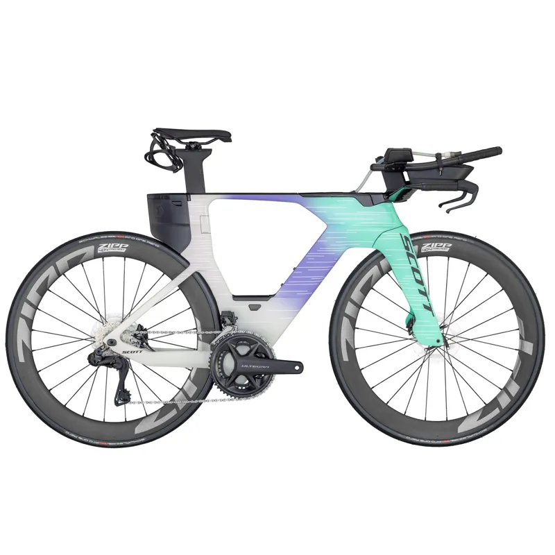 Scott Plasma RC Pro 2025 Carbon Aero Bike - Grey/Seafoam