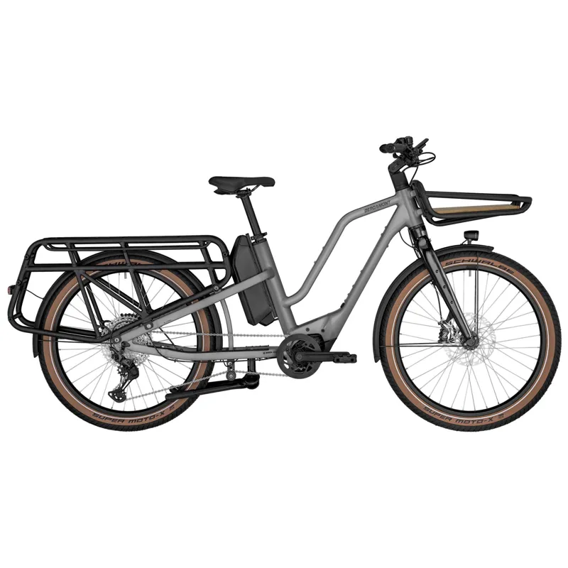 Bergamont E-Cargoville LT Expert 2025 Electric Cargo Bike - Grey