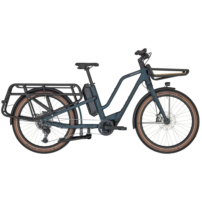 Bergamont E-Cargoville LT Edition 2025 Electric Cargo Bike - Petrol