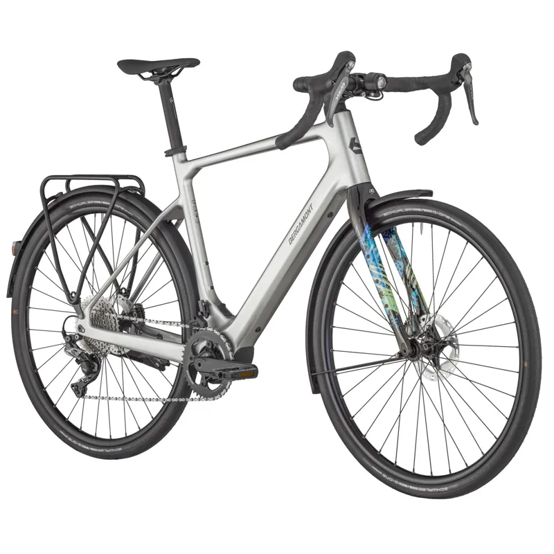 Bergamont E-Grandurance RD Expert 2025 Electric Gravel Bike - Silver-1
