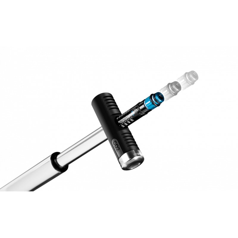 Crank Brothers Klic HV Mini Pump - Silver-3