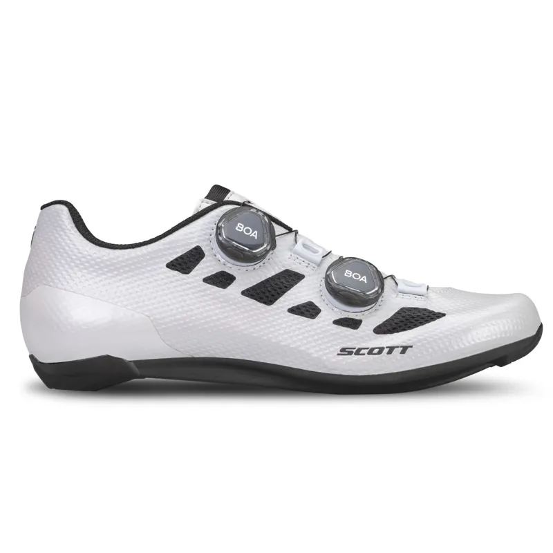 Scott Vertec BOA Women's Road Shoes - Pearl White/Black-2