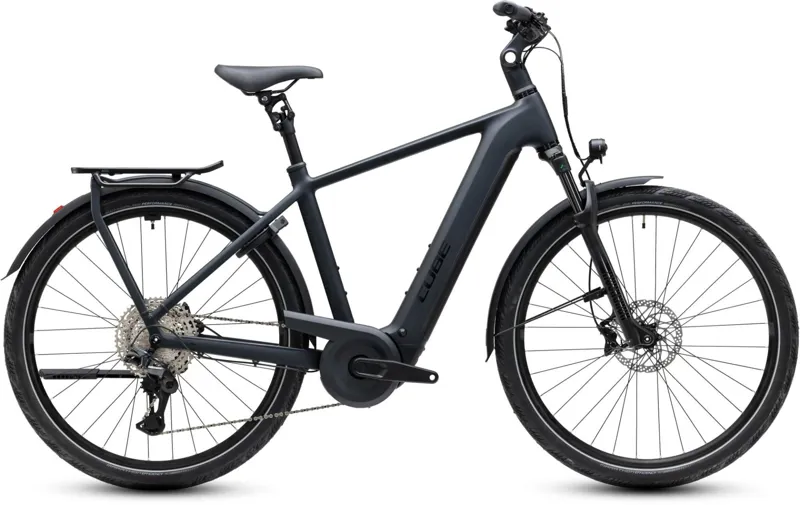 Cube Kathmandu Hybrid Pro 800wh 2027 Electric Hybrid Bike - Coal/Black