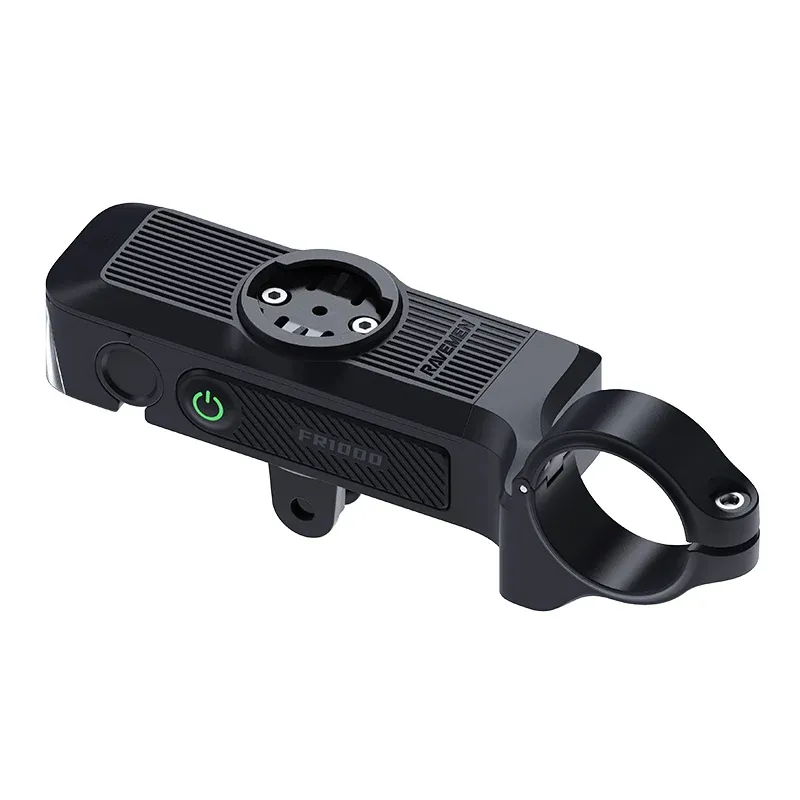 Ravemen FR1000 USB 1000 Lumen Beam Out-Front Headlight - Black-1