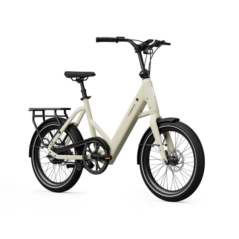 Tenways CGO Compact 500wh 2026 Electric Hybrid Bike - Sandstone Biege-1