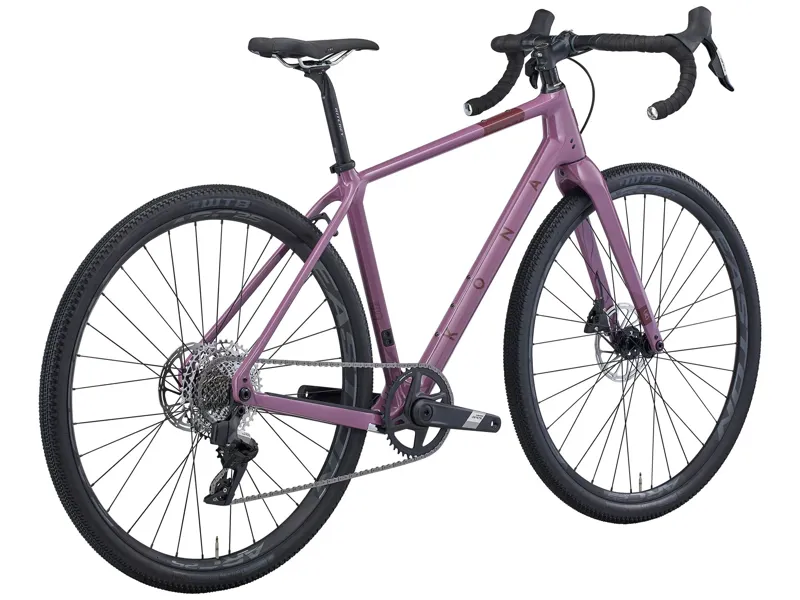 Kona Libre CR 2025 Carbon Gravel Road Bike - Mauve-2