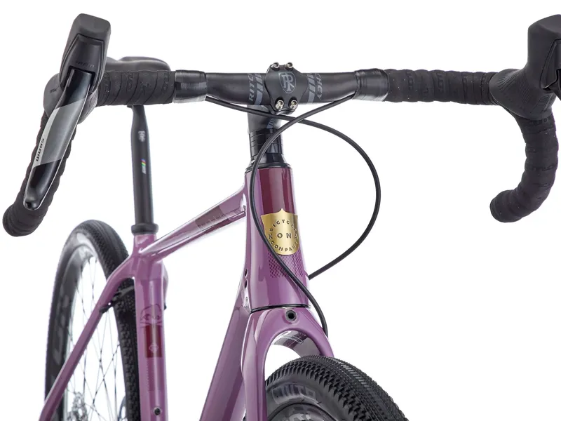 Kona Libre CR 2025 Carbon Gravel Road Bike - Mauve-4