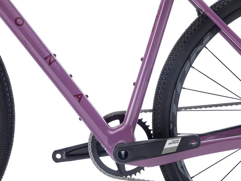 Kona Libre CR 2025 Carbon Gravel Road Bike - Mauve-7