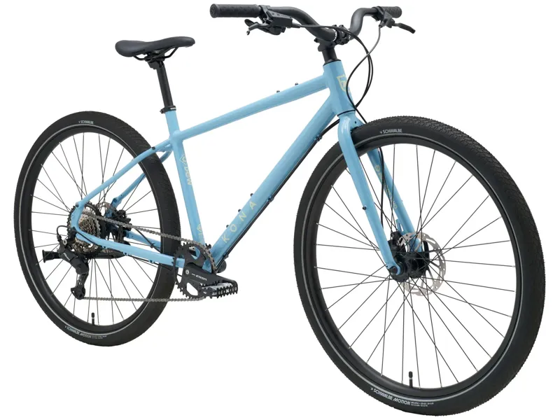 Kona Dew 2026 Hybrid Bike - Gloss Niagra-1
