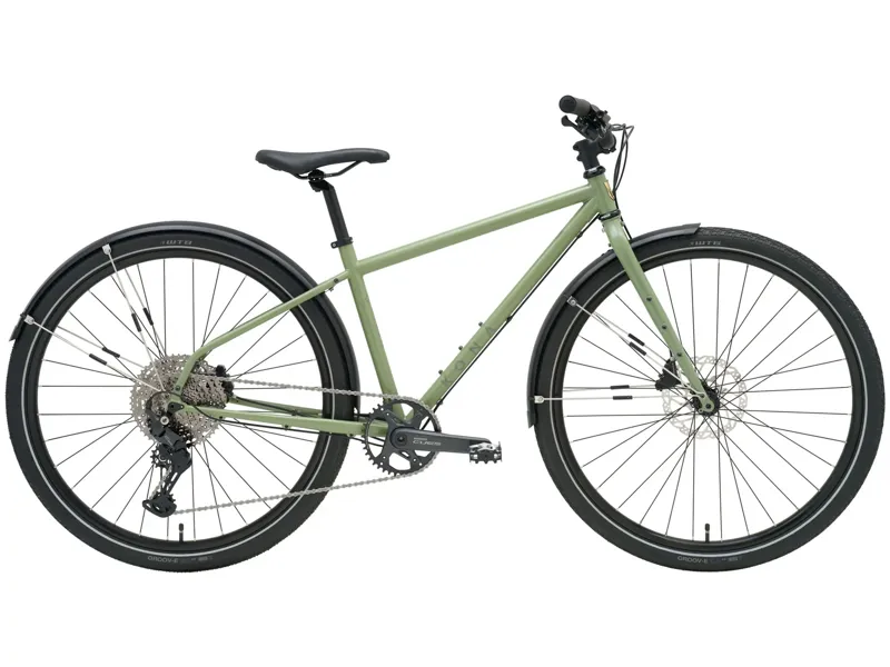 Kona Dr Dew 2026 Hybrid Bike - Satin Algae