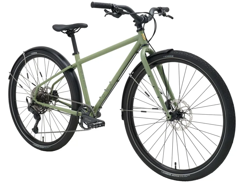 Kona Dr Dew 2026 Hybrid Bike - Satin Algae-1