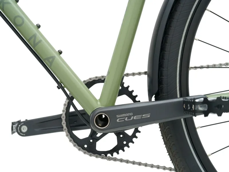 Kona Dr Dew 2026 Hybrid Bike - Satin Algae-7