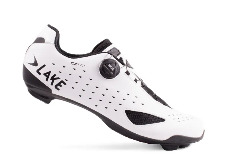 Lake CX177 Road Shoes - White/Black