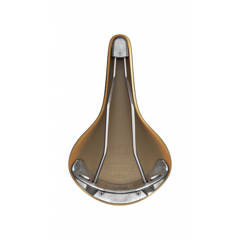Brooks C17 Cambium Organic Saddle - 162mm - Black/Natural-2