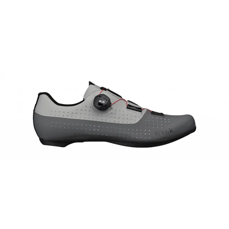 Fizik R4 Tempo Overcurve Wide Road Shoes - Grey/Red