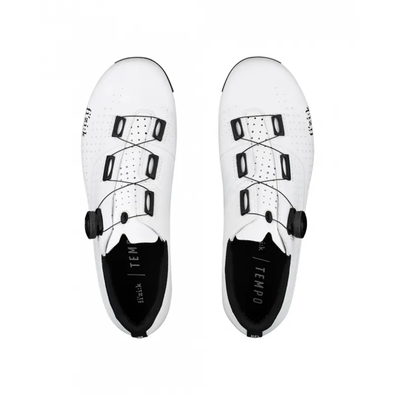Fizik R4 Tempo Overcurve Wide Road Shoes - White/Black-2