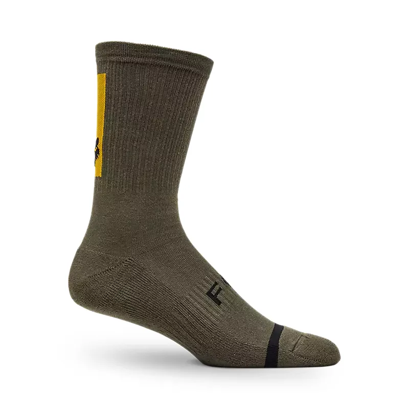 Fox 8 inch Defend Socks - Military Green