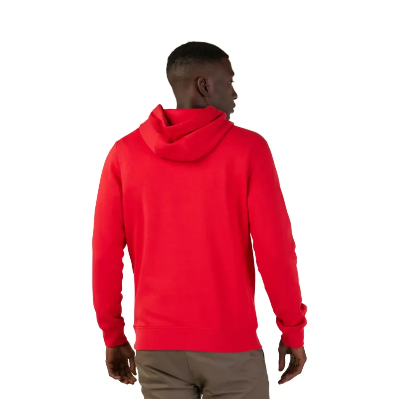 Fox Absolute Fleece Pullover Men's Hoodie - Flame Red-3