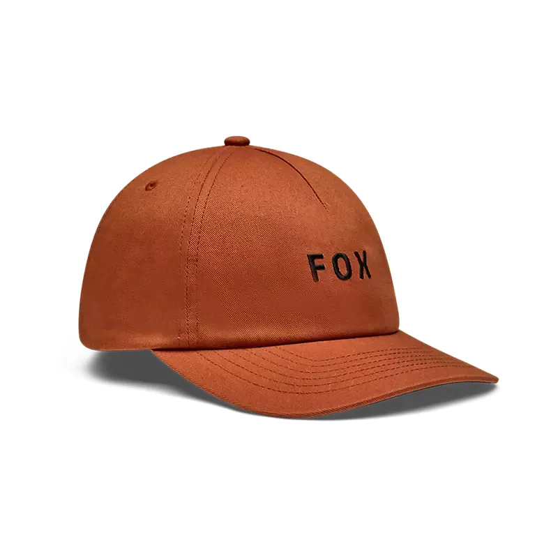 Fox Wordmark Adjustable Hat - Cognac Green