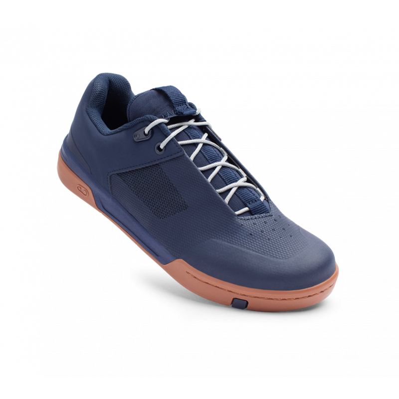 Crank Brothers Stamp Lace MTB Flat Shoes - Navy/Silver/Gum