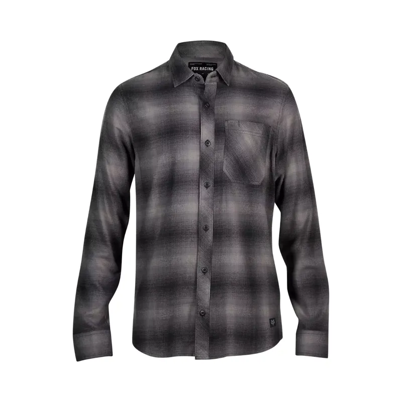 Fox Survivalist Men's Flannel Shirt - Black