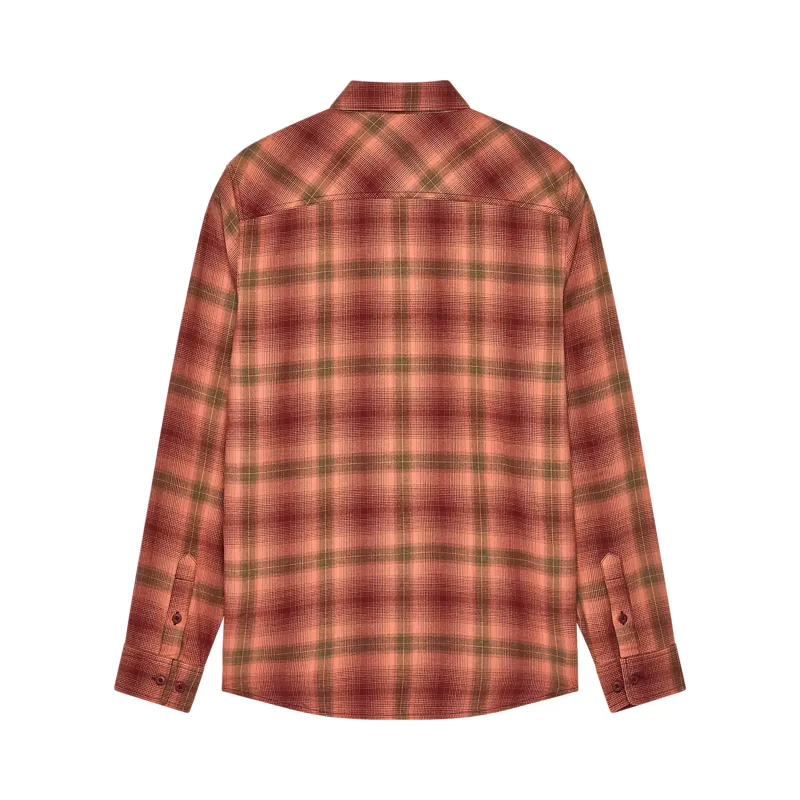 Fox Survivalist Men's Flannel Shirt - Rust Brown-1