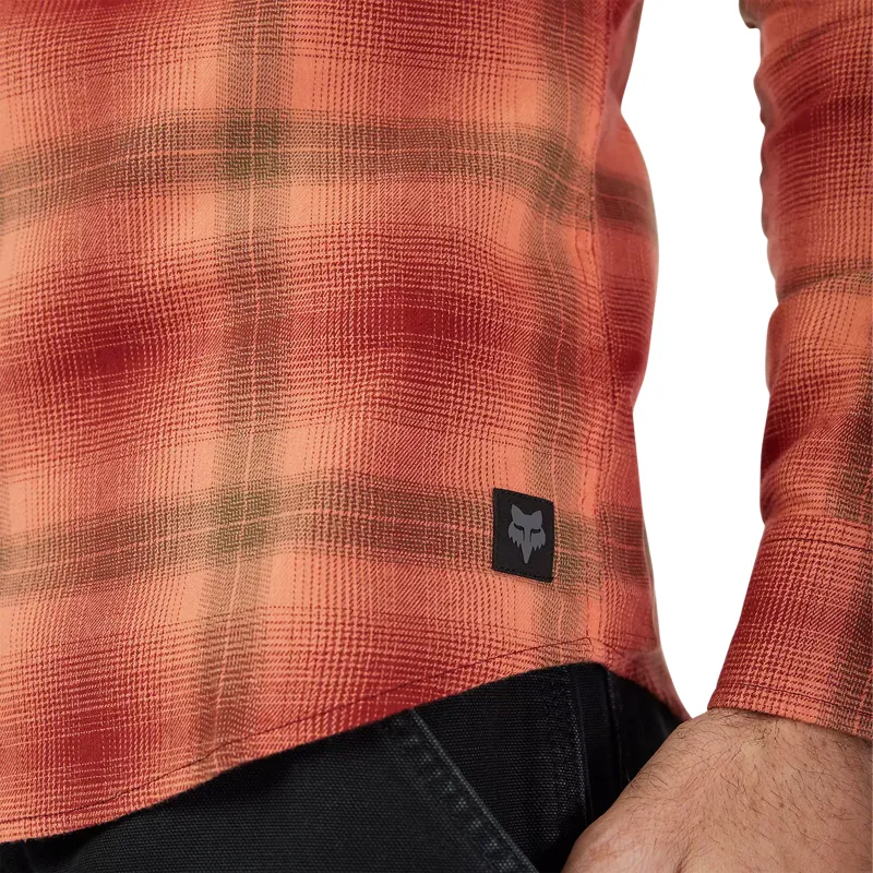 Fox Survivalist Men's Flannel Shirt - Rust Brown-7