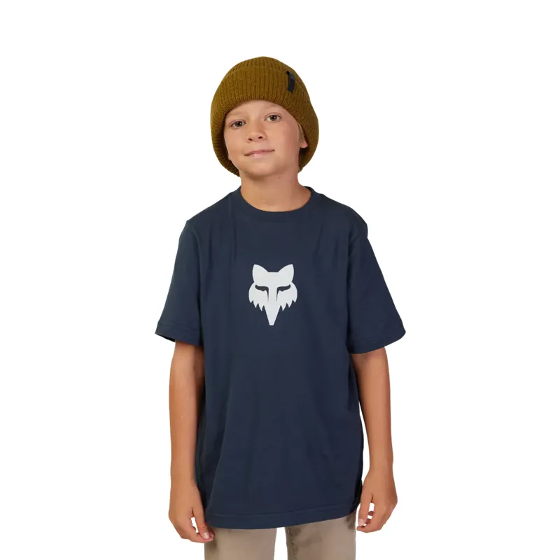 Fox Legacy Basic Youth Short Sleeve Tee - Midnight Blue-3