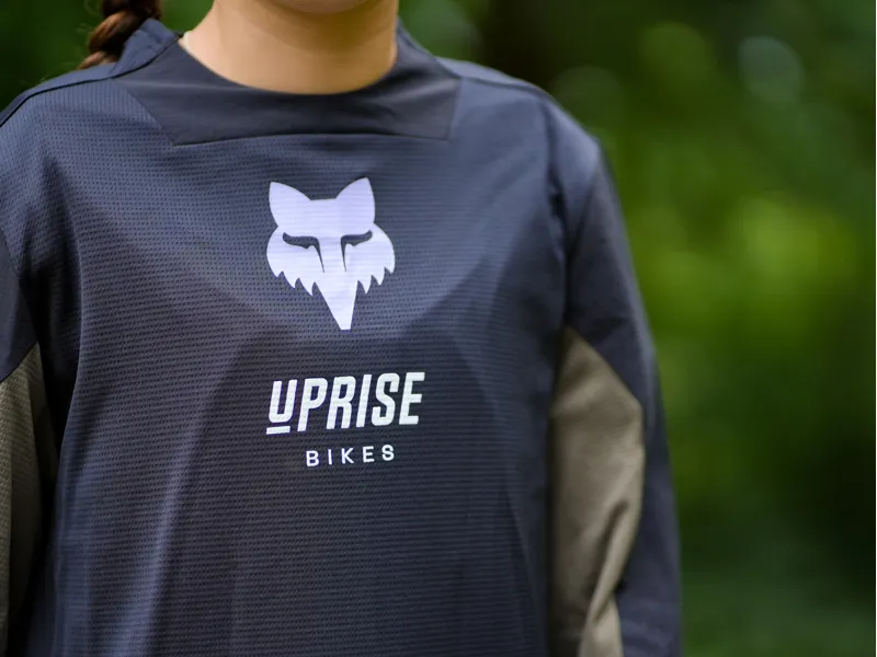 Fox Defend Uprise Women's Long Sleeve MTB Jersey - Park Black-2