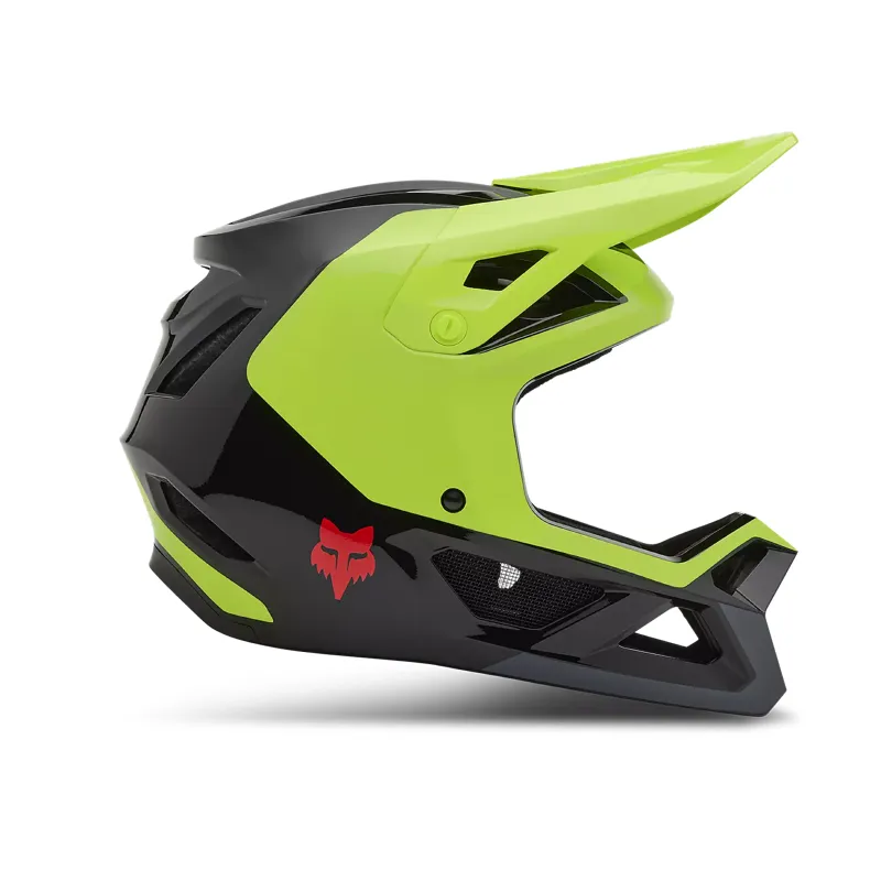 Fox Rampage Barge Mips Full Face MTB Helmet - Fluorescent Yellow