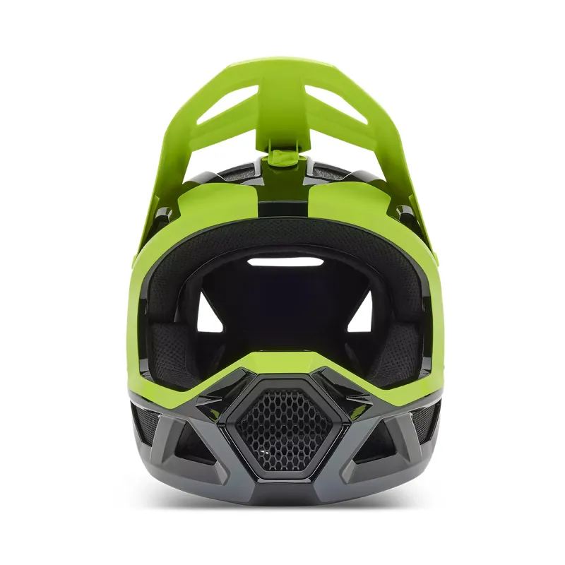 Fox Rampage Barge Mips Full Face MTB Helmet - Fluorescent Yellow-2