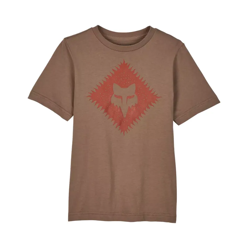 Fox Leo Premium Youth Short Sleeve Tee - Chai Brown