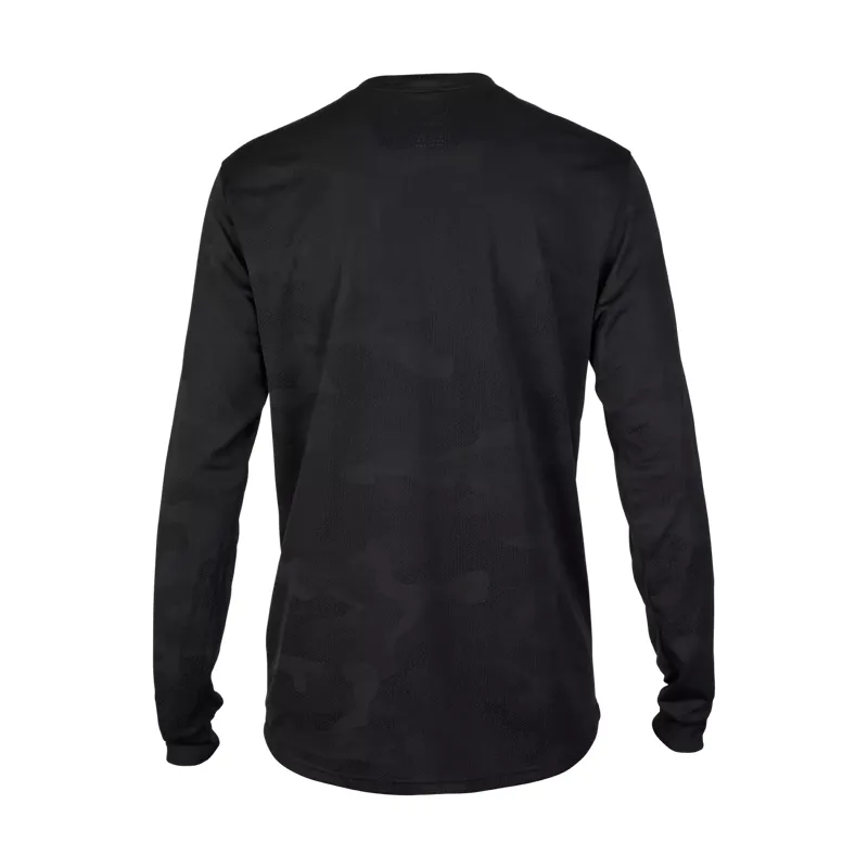 Fox Clothing Ranger TruDri Men's Long Sleeve Jersey - Black-1