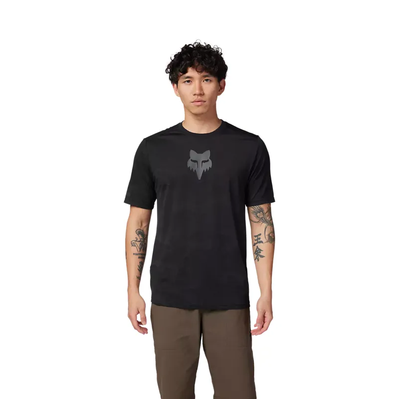 Fox Clothing Ranger TruDri Men's Short Sleeve Jersey - Black-2