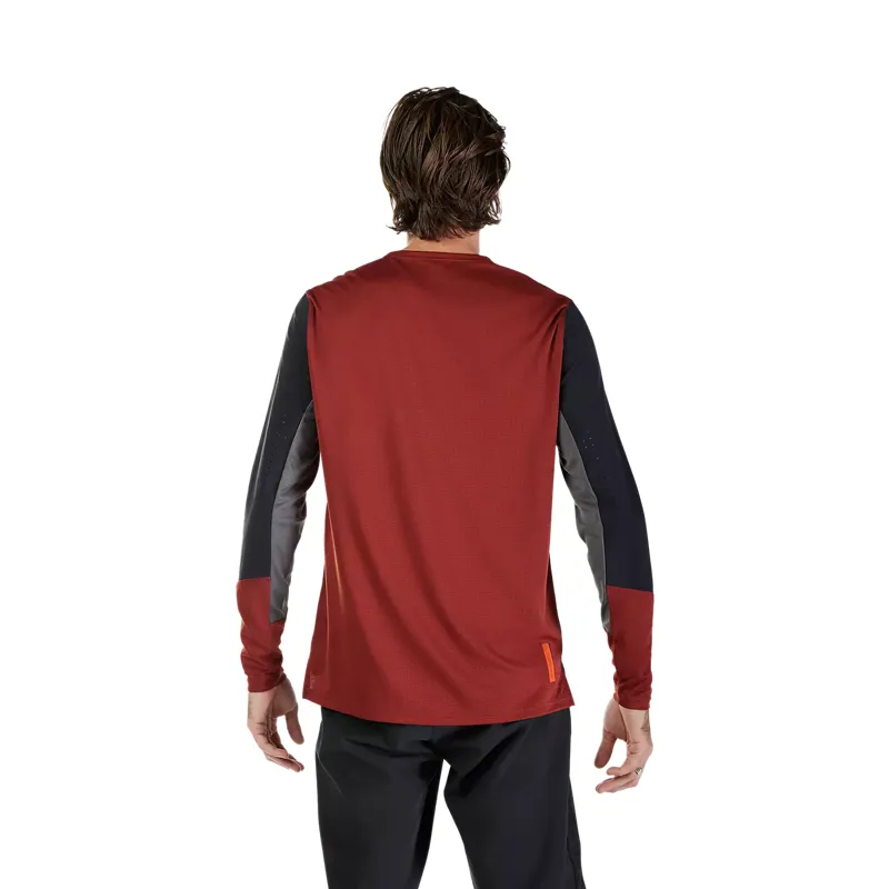 Fox Defend Men's Long Sleeve Jersey - Rust Brown-3