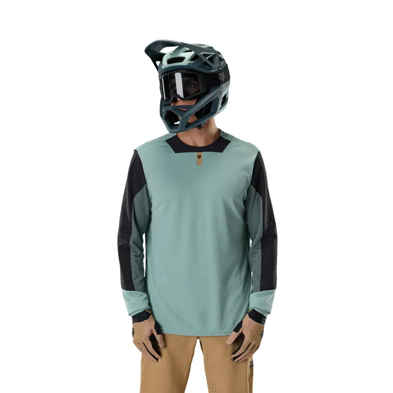 Fox Defend Men's Long Sleeve Jersey - Arctic Blue-2