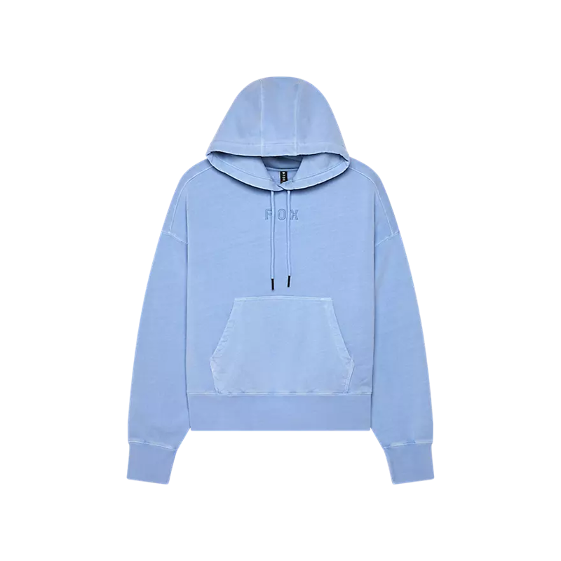 Fox Women's Wordmark Oversized Pullover Hoodie - Cashmere Blue-3