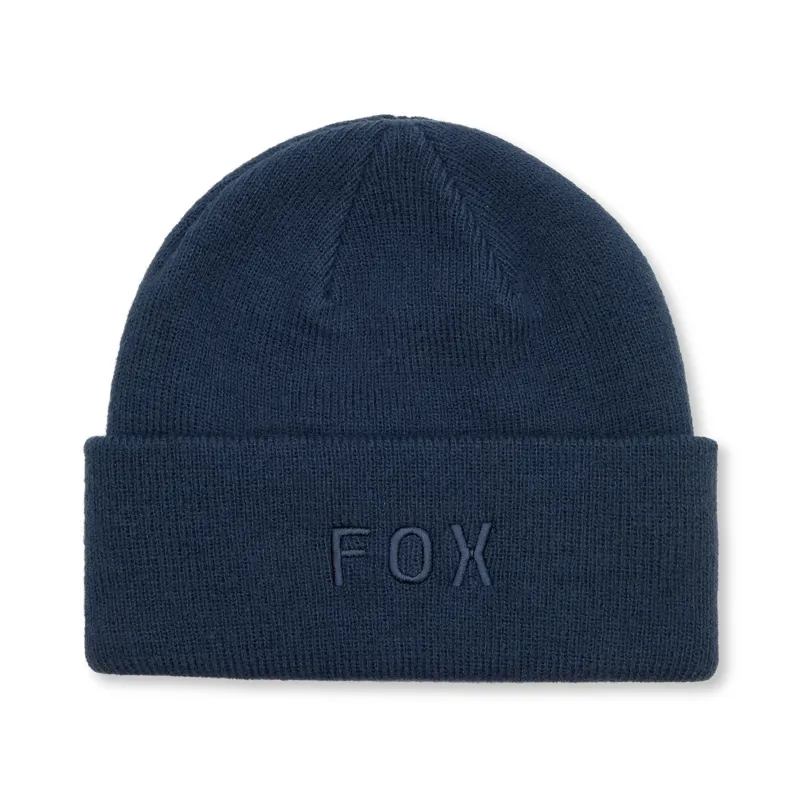 Fox Wordmark Men's Beanie - Midnight Blue