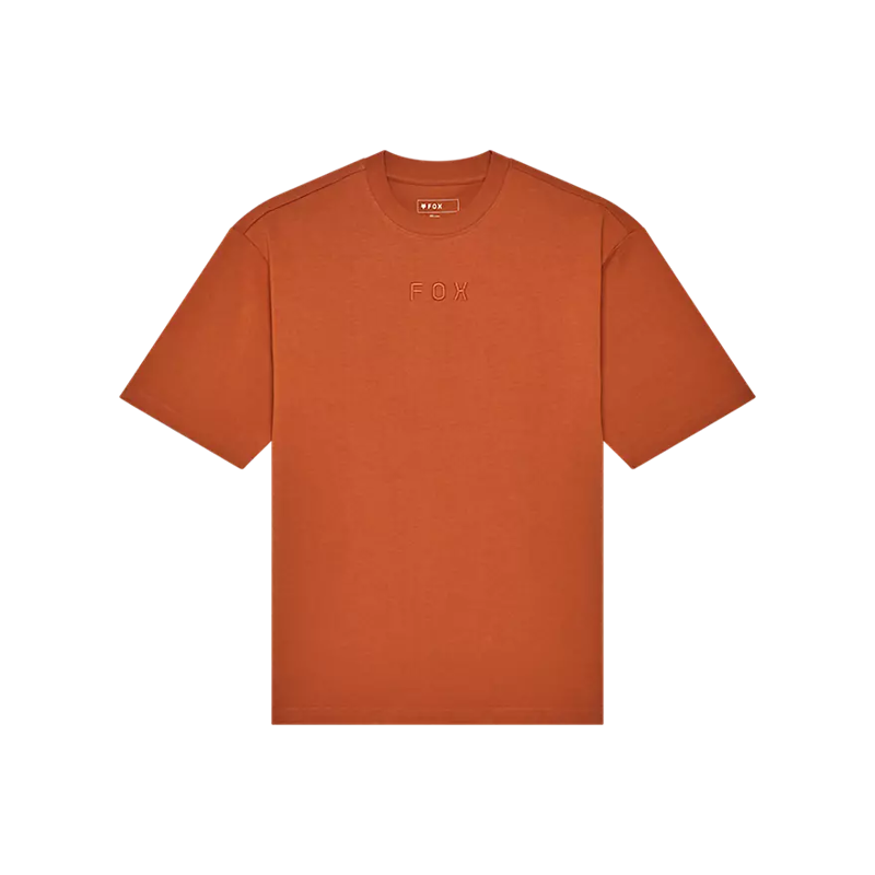 Fox Wordmark Men's Oversized Tee - Chocolate-4