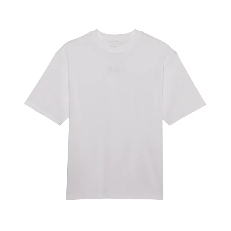 Fox  Wordmark Men's Oversized Tee - Optic White