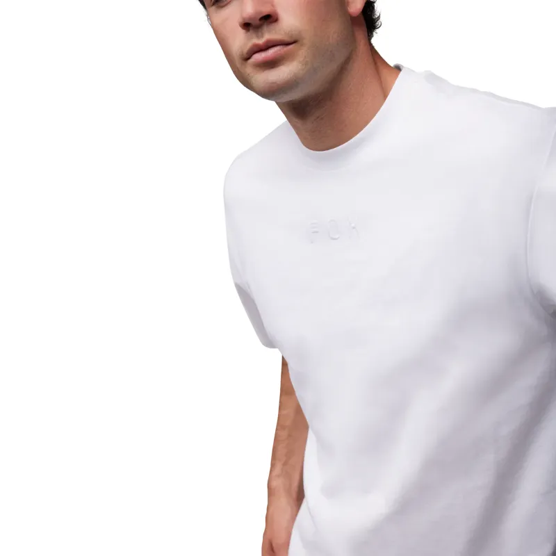 Fox  Wordmark Men's Oversized Tee - Optic White-4