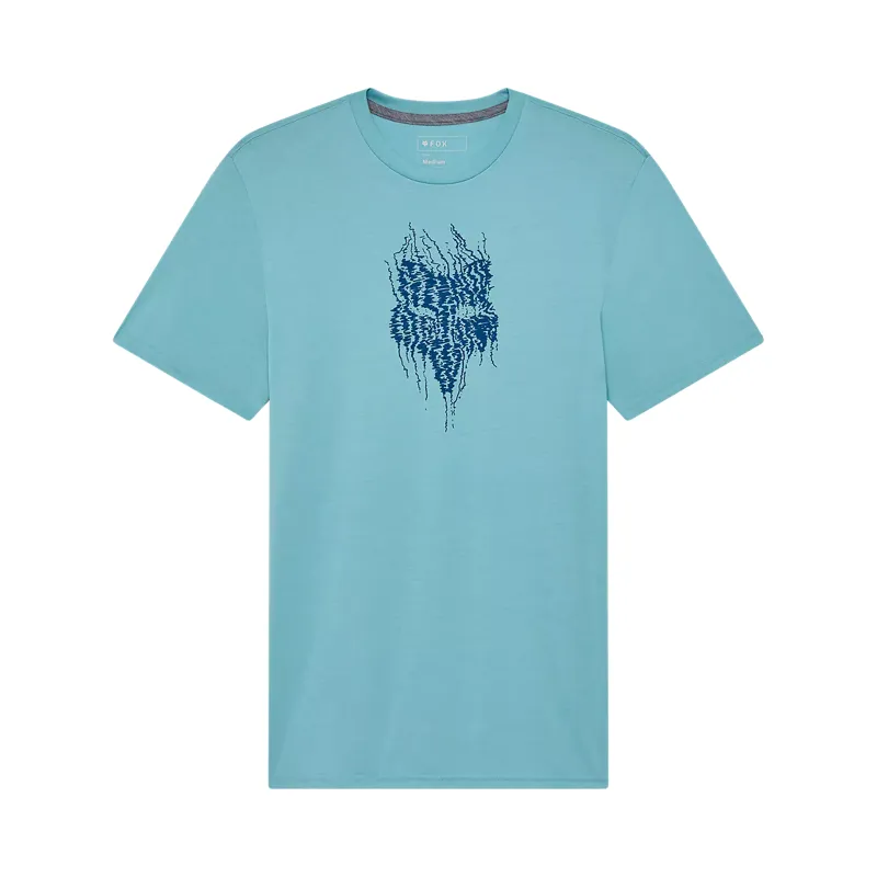 Fox Bark Men's Short Sleeve Technical Tee - Vintage Wash Blue
